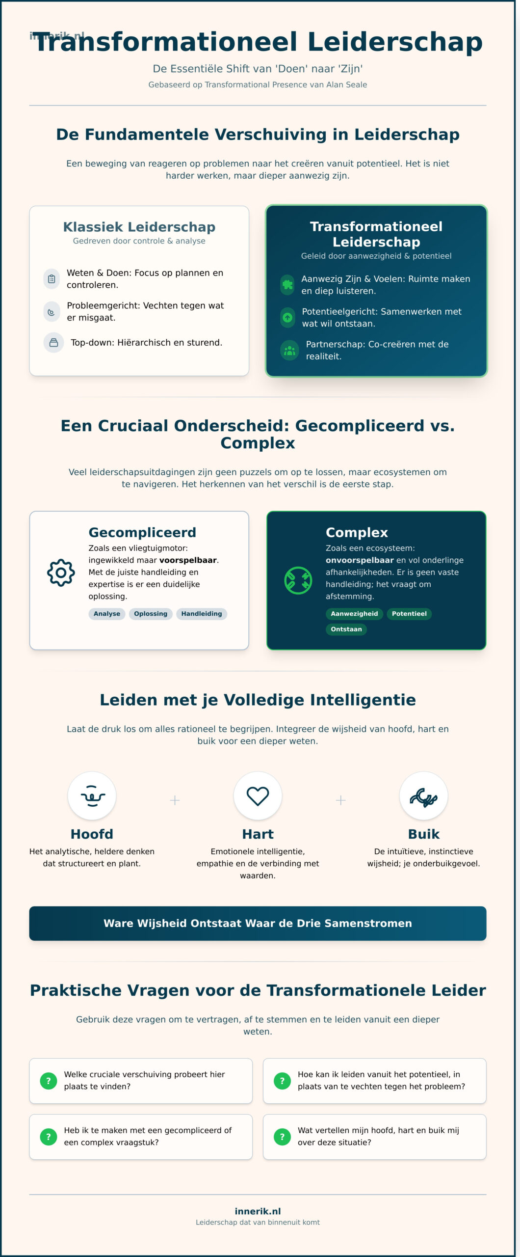 Transformationeel leiderschap: een gids voor ondernemers - Infographic